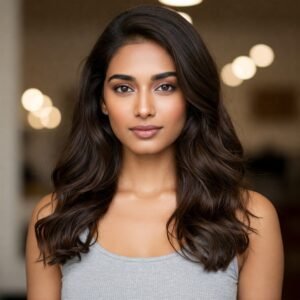 chocolate brown global hair colour for indian skin