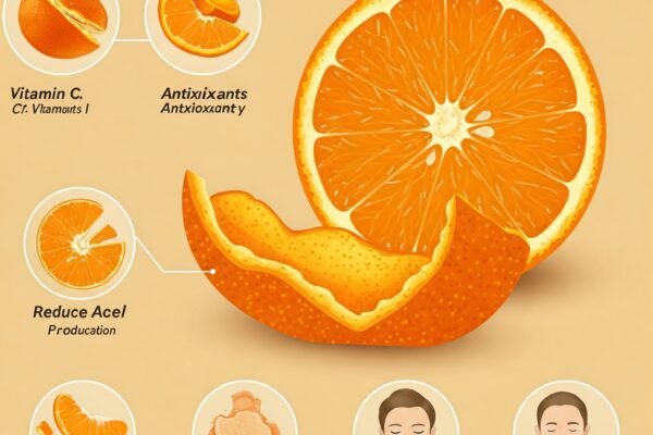 orange peel powder benefits for skin