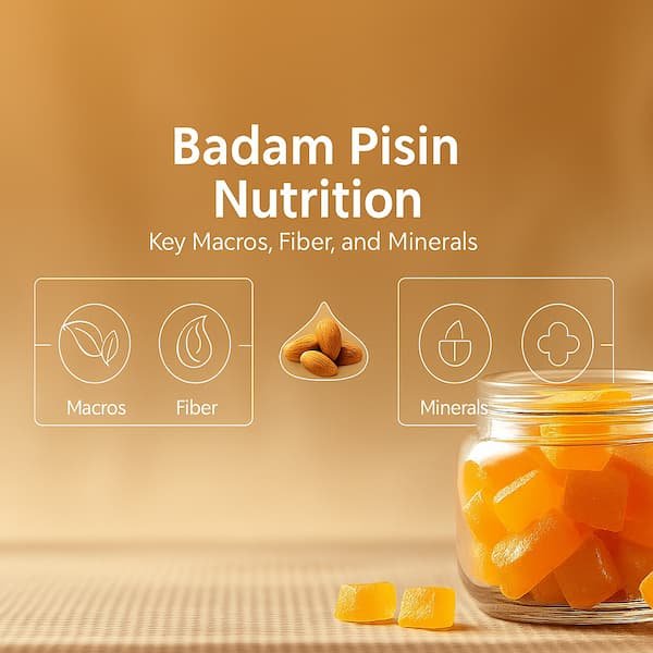 Badam Pisin Nutrition: Key Macros, Fiber, and Minerals