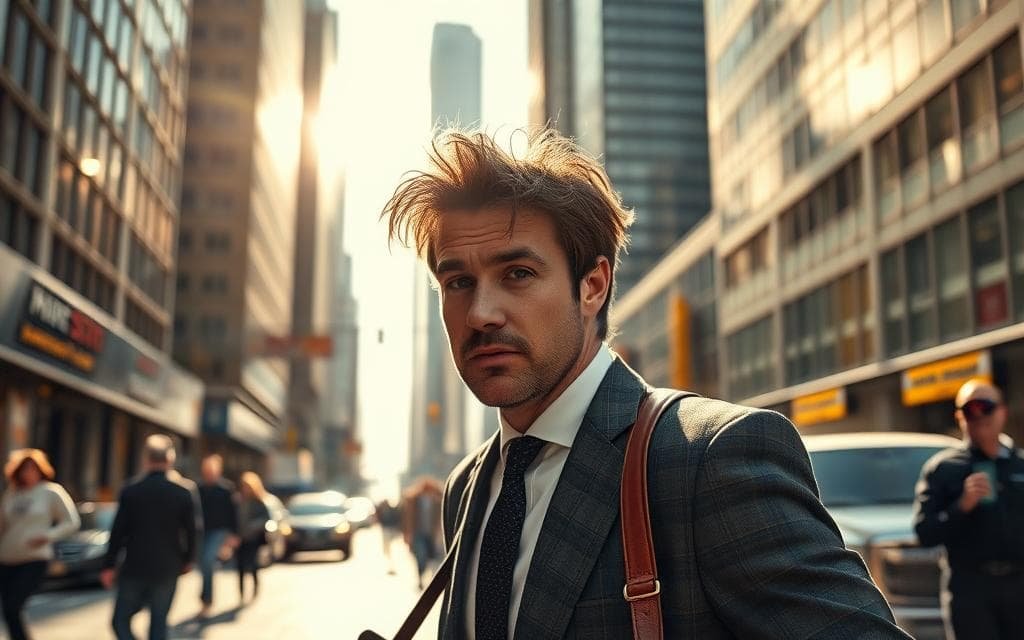 Heat protectant hair cream for men for blow-drying safety