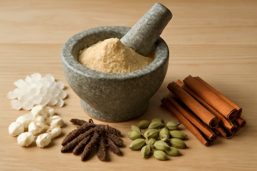 Sitopaladi Churna Ingredients: What sitopaladi churna is made of, at a glance.