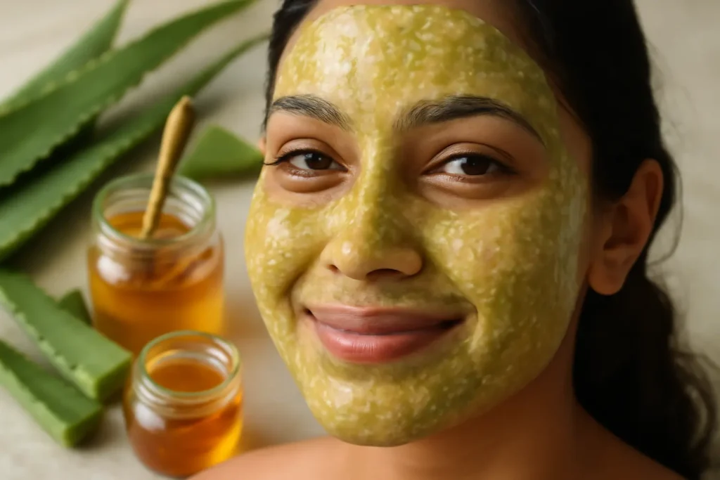 Aloe honey DIY face mask India