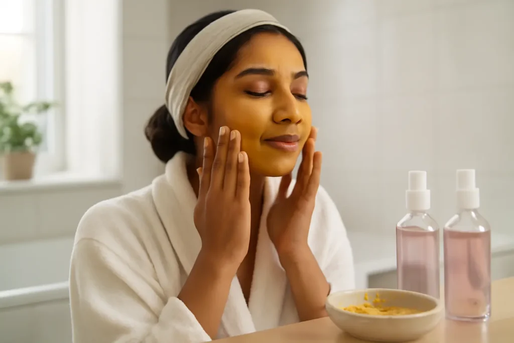 Besan cleanser skincare