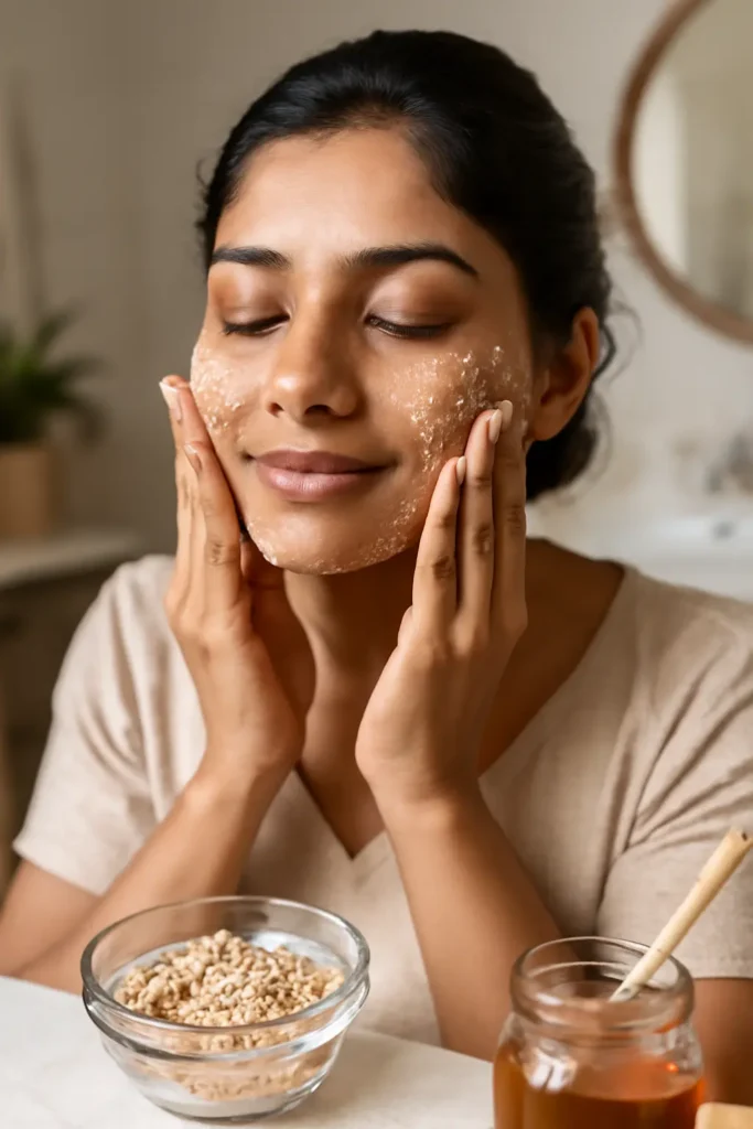 Oats honey exfoliation India