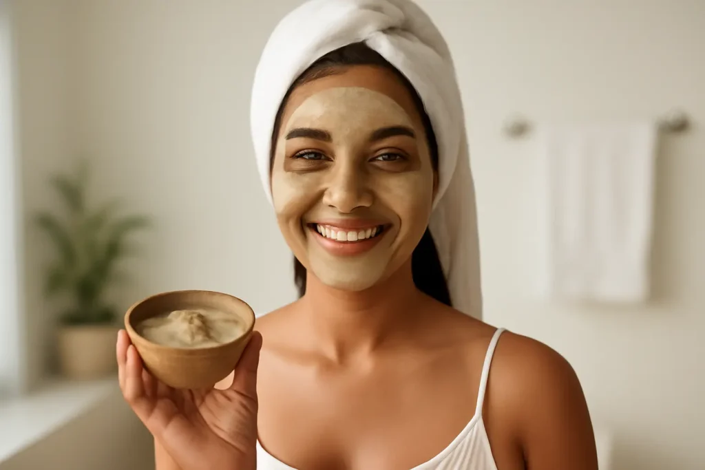 Multani mitti mask skincare