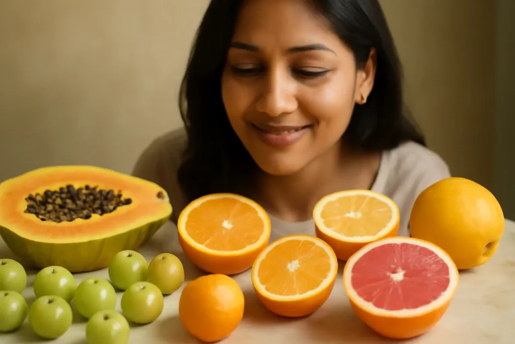 Vitamin C foods for glowing skin